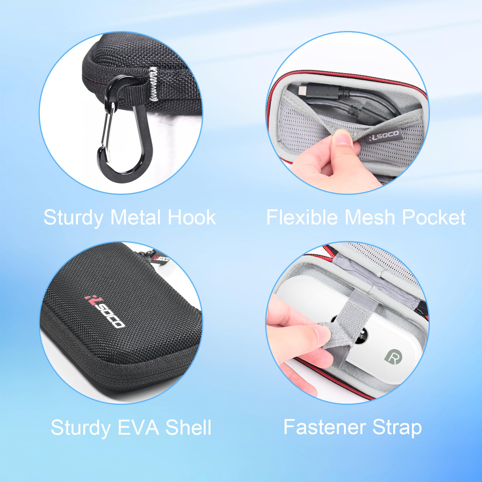 RLSOCO Funda para CheckMe DuoEK-S Mini Dispositivo ECG (Sólo Funda)