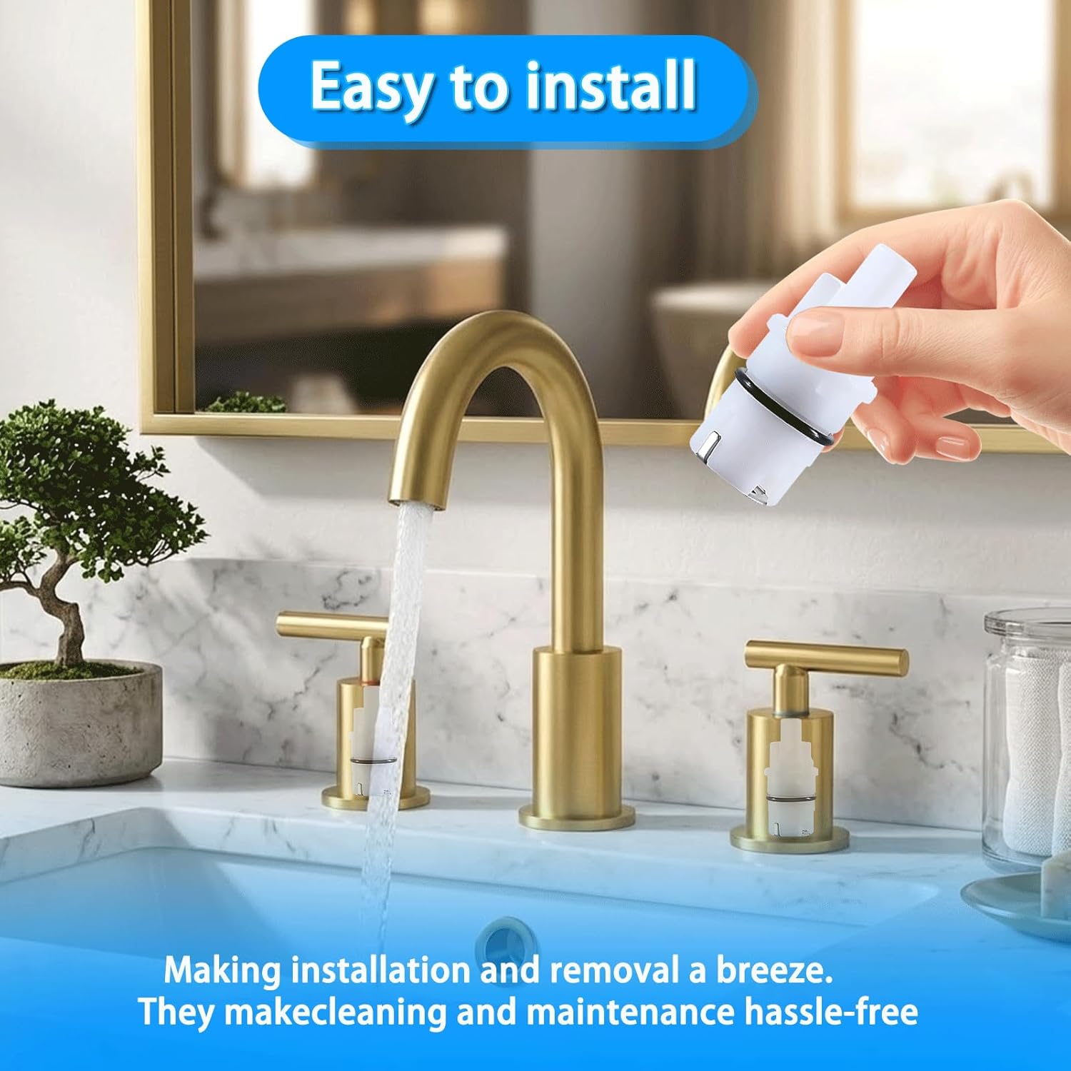 RP42096 Faucet Cartridge Repair Kit 2 Pack Compatible with Delta and Peerless faucet