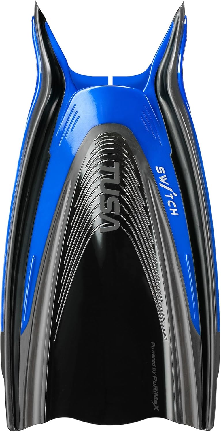 TUSA HyFlex System Switch Fin Blade Set, Fishtail Blue