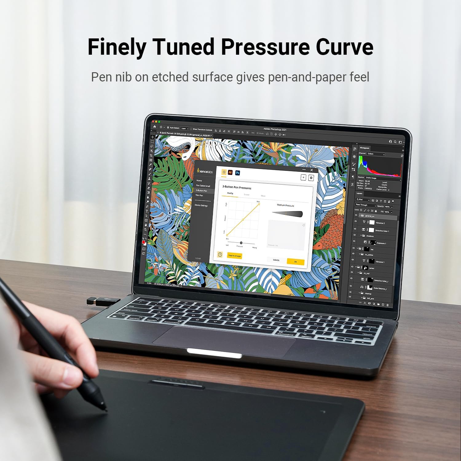 XENCELABS Drawing Tablet Bundle, Computer Graphic Tablets with 40 Customizable Quick Keys, 12" 8mm Ultrathin Pen Tablet with 2 Battery-Free Stylus, 8192 Levels Pressure for Win/Mac/Linux, Black 7 71rSSCmKuTL. AC SL1500