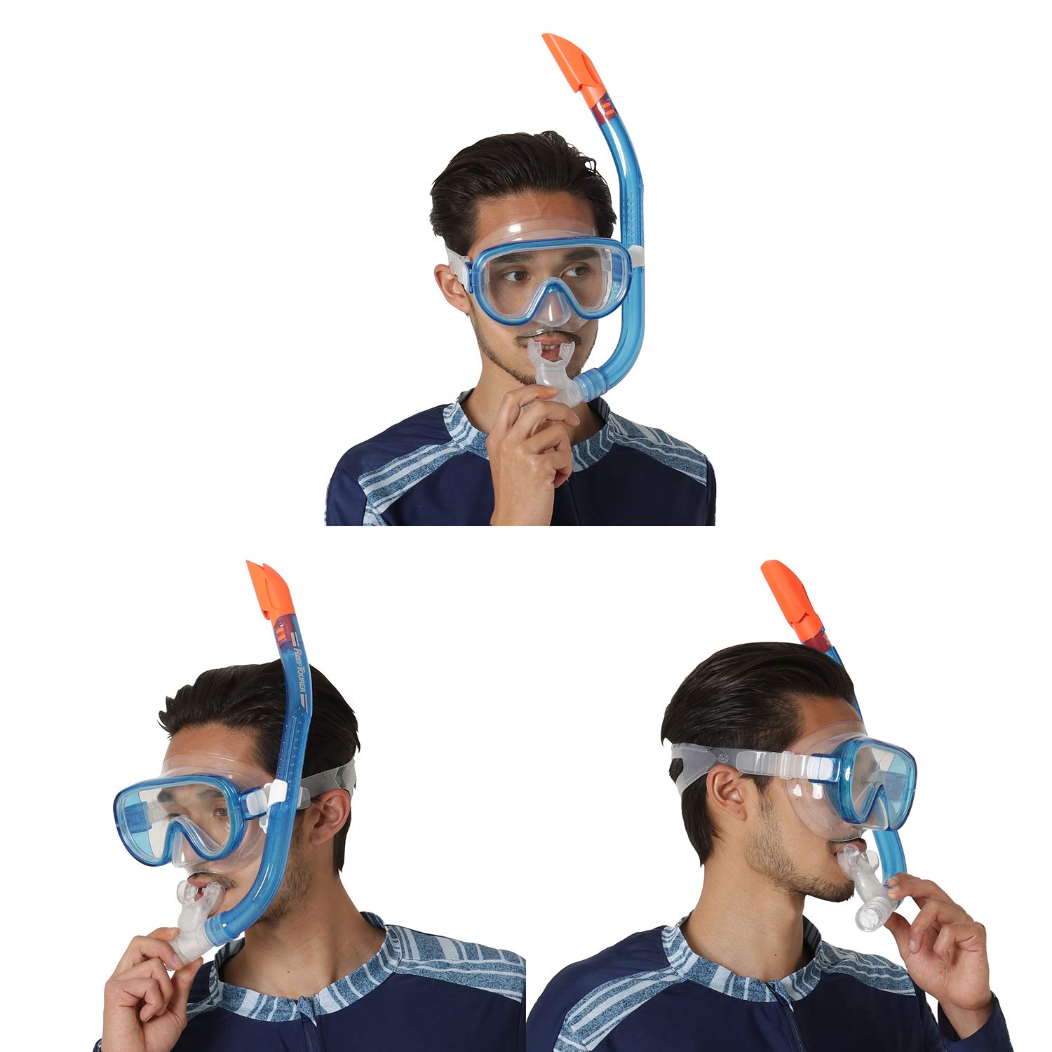 ダブルデッキシュノーケル Double Deck snorkel Set ダブルデッキシュノーケル スキューバダイビング用品 ダブルデッキシュノーケル Double Deck snorkel Set ダブルデッキ