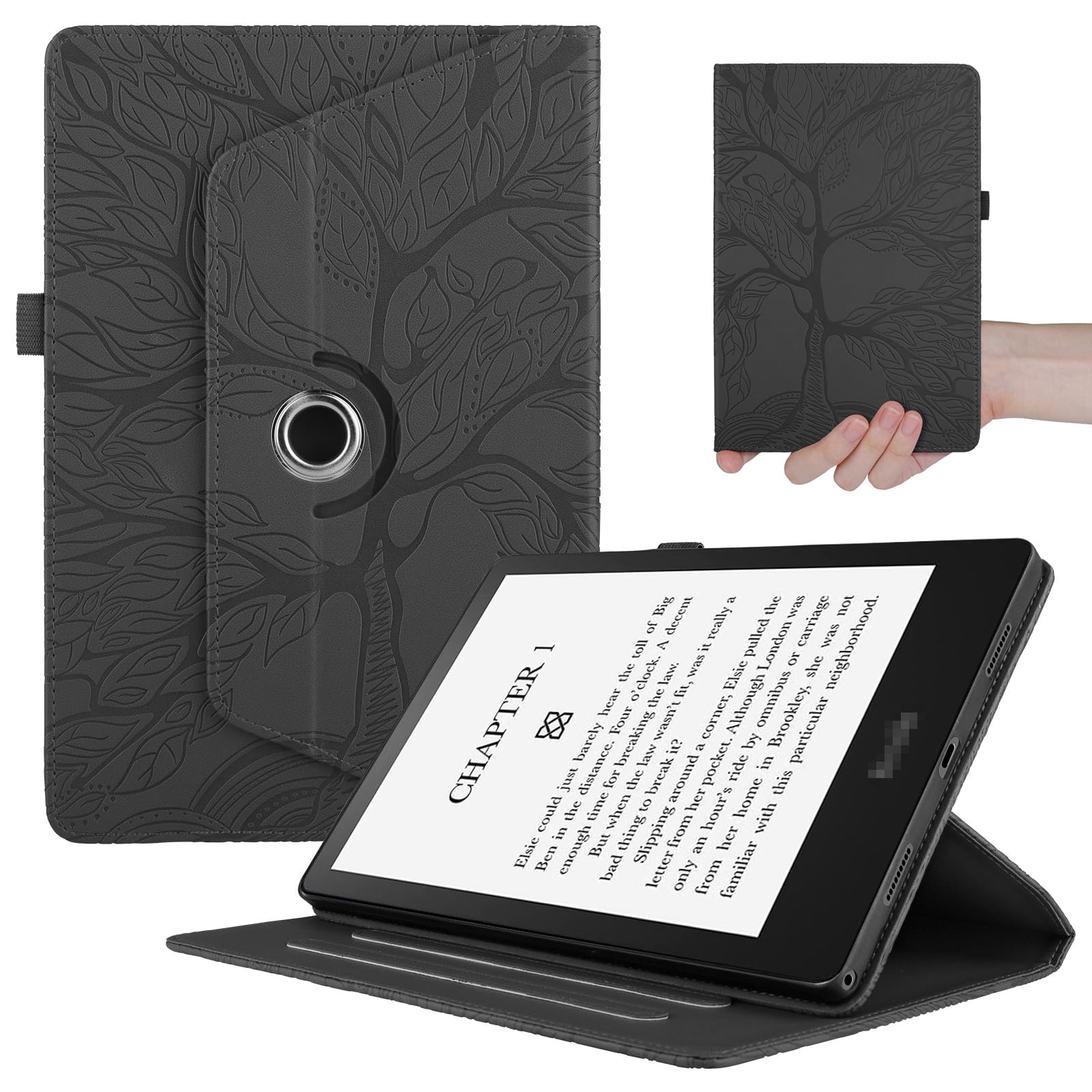 Kindle Paperwhite 第11世代 (8GB) 自立式手帳型カバー付 Kindle Paperwhite ケース / カバー (第11世代) 2021 6.8インチ