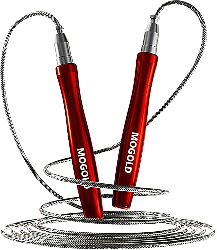 Miniatura 1 de Cuerda de saltar, cuerda de saltar de alta velocidad, calidad premium, sin enredos, diseño autobloqueante sin tornillos, cuerdas de saltar para