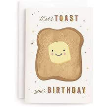 Minted | Greeting Card - Single with Envelope | BIRTHDAY | A Birthday Toast | Independent Artist-Designed with Quality Materials