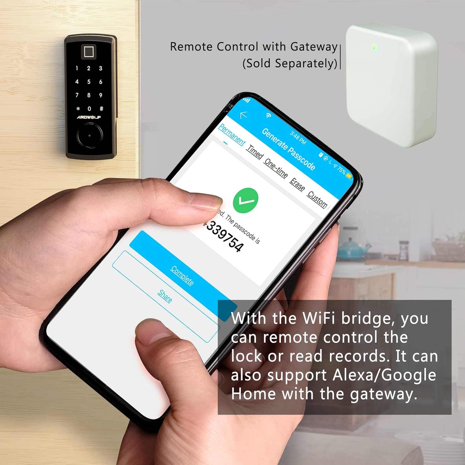 Flаѕh Dеаlѕ - 50% оƒƒ Ardwolf A70 Bluetooth Smart Deadbolt Door Lock, Keyless Entry Phone Control Fingerprint Door-Lock with Keys Keypad Auto-Lock for Home Bedroom Hotel Airbnb, Black Nеw Prоduсt Ardwolf A70 Bluetooth Smart Deadbolt Door Lock, Keyless Entry Phone Control Fingerprint Door-Lock with Keys Keypad Auto-Lock for Home Bedroom Hotel Airbnb, Black