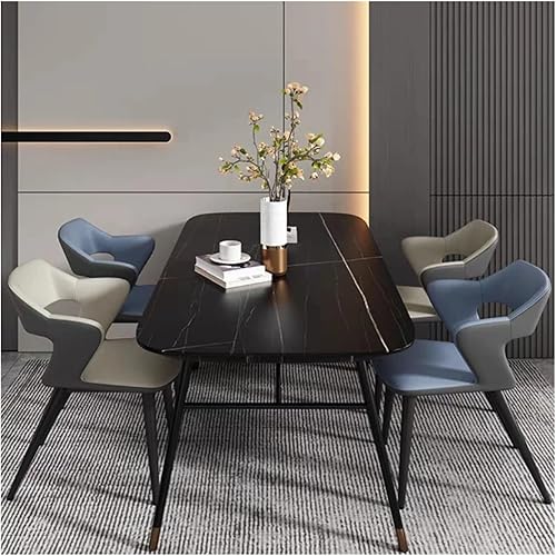 Miniatura 8 de Sillas de comedor sillas de comedor, moderna silla auxiliar tapizada para cocina, con patas de metal para el hogar, sala de estar, dormitorio,