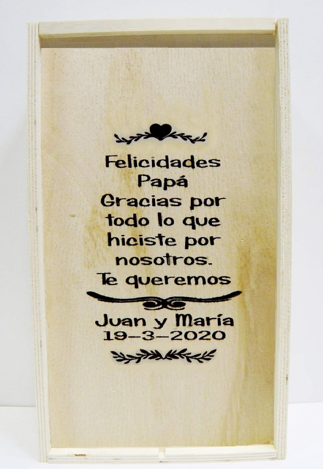 Caja De Madera Para 2 Botellas De 75cl – Tomàs Cusiné