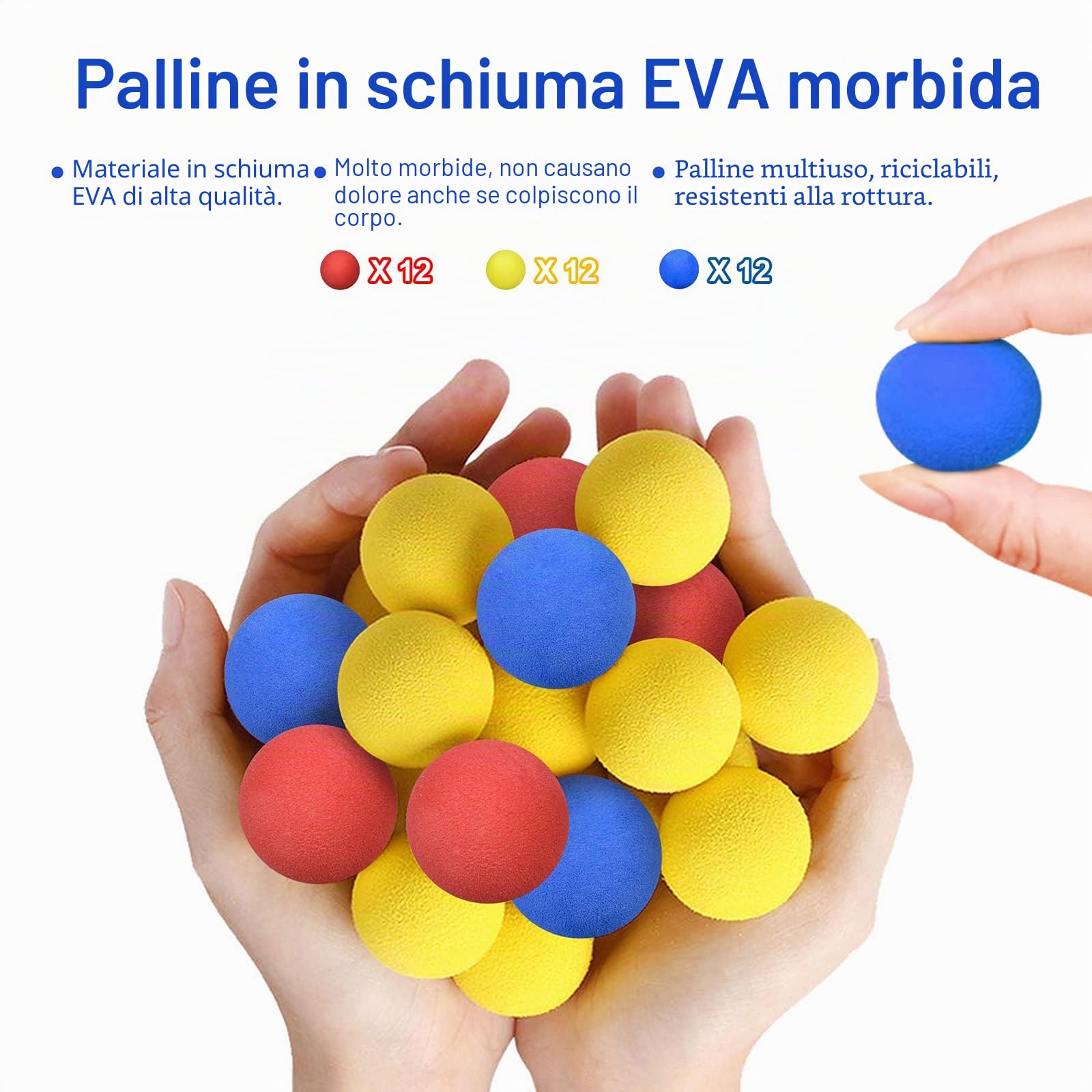 Giochi di tiro per bambini, adatti per 5 6 7 8 9 10+ anni, ragazzi e ragazze, 2 pistole giocattolo ad aria con palla in schiuma con bersaglio di tiro in piedi, 36 palline di schiuma, gioco di