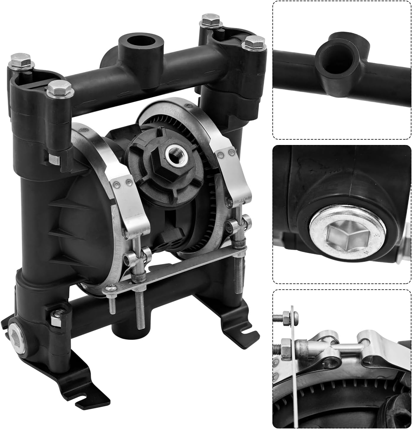 241906 Double Diaphragm Pump 3/4" Replace for Husky 716