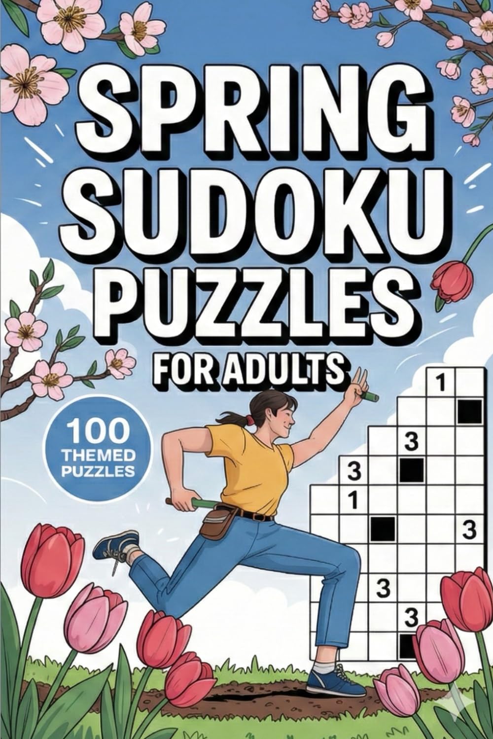 Spring Sudoku Puzzles for Adults: 100 Themed Puzzles: Engaging Puzzle Activity Book