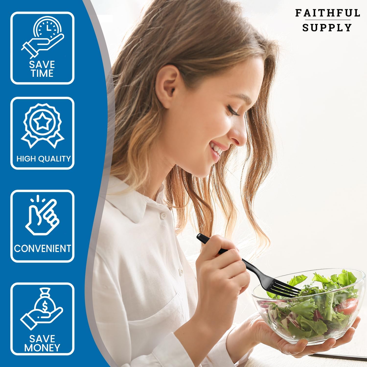 200ct Black Prewrapped Cutlery Set Disposable - Wrapped Silverware with Napkin, Pre Rolled Plastic Cutlery for Weddings & Parties, Elegant Disposable Silverware Set