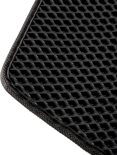 Miniatura 3 de Alfombrilla de maletero de carga personalizada para Porsche Macan 2015-2023 - Bandeja de forro de maletero para todo tipo de clima (negro)