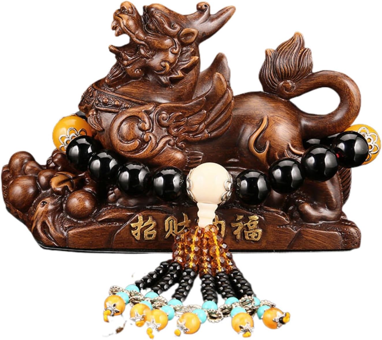 汽车摆件 Car Decoration 貔貅保平安高档男士中控台车内饰品 Automotive Interior Decoration Accessories for Car Rearview Mirror and Dashboard,车载高端车上装饰用品-JZHMZGCJZZSYXGS-66210