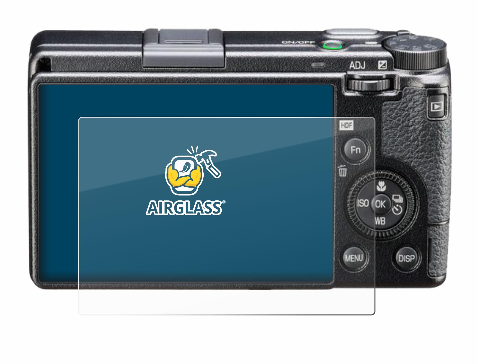 brotect Glass Screen Protector Film for Ricoh GR III HDF - Glass-Foil 9H Protection [Scratch Resistant, High Clarity]