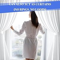 Vista 7 de Preboun 15 sábanas planas blancas a granel tamaño individual de microfibra suave, fácil cuidado para el hogar, salones, hoteles, hospitales