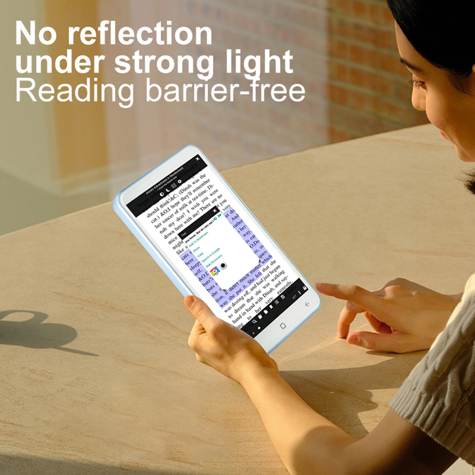 VBESTLIFE Handschrift-Tablet E-Reader 5 Zoll, Eye-Guard-Bildschirm mit 5-MP-Kamera und Drahtloser Konnektivität für Tragbares Lesen