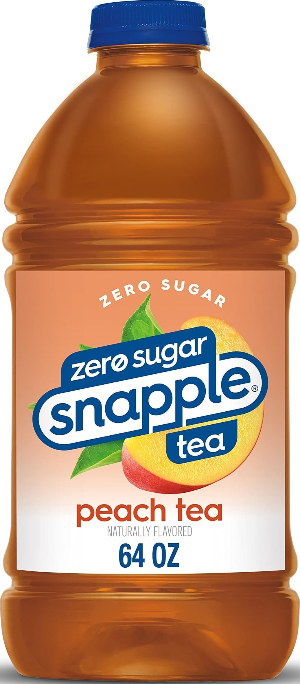 Zero Sugar Peach Tea, 64 fl oz bottle