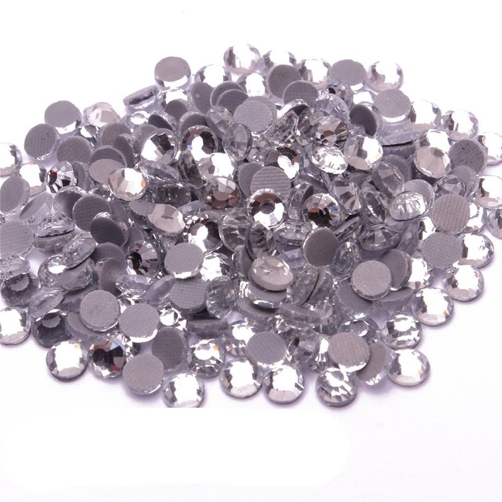 Hotfix Rhinestones Hotfix Rhinestone Crystal with Glue On Flatback Crystal Glass Rhinestone(Color:Crystal (Gray Glue),Size:SS6 7200pcs)