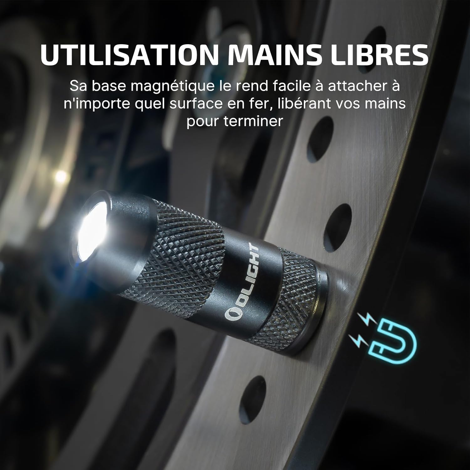 OLIGHT Bundle de Lampe de Poche Ultra Puissante Rechargeable X7R Marauder2 (Jusqu'à 14000 Lumens,800M) + Mini Petite Lampe Torche Porte-Clés I MINI2 USB Magnétique (50 Lumens, 44M) IPX8 Étanche