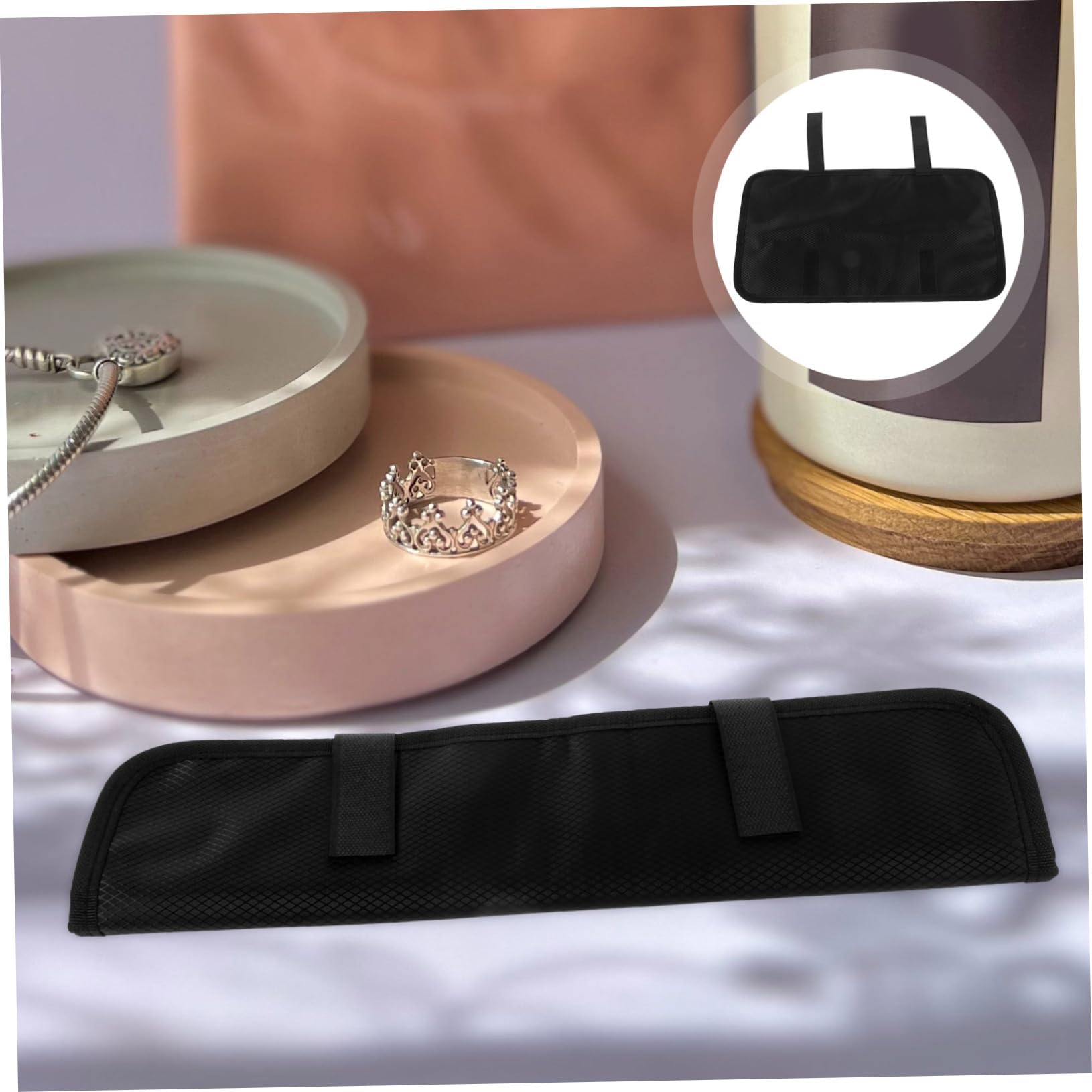 Healeved 4stücke Haartool-aufbewahrungstasche Hitzebeständigem Material Organizer Für Reisehaartools Tragbare Tasche Für Lockenstab Und Glätteisen Für Friseure Und Unterwegs