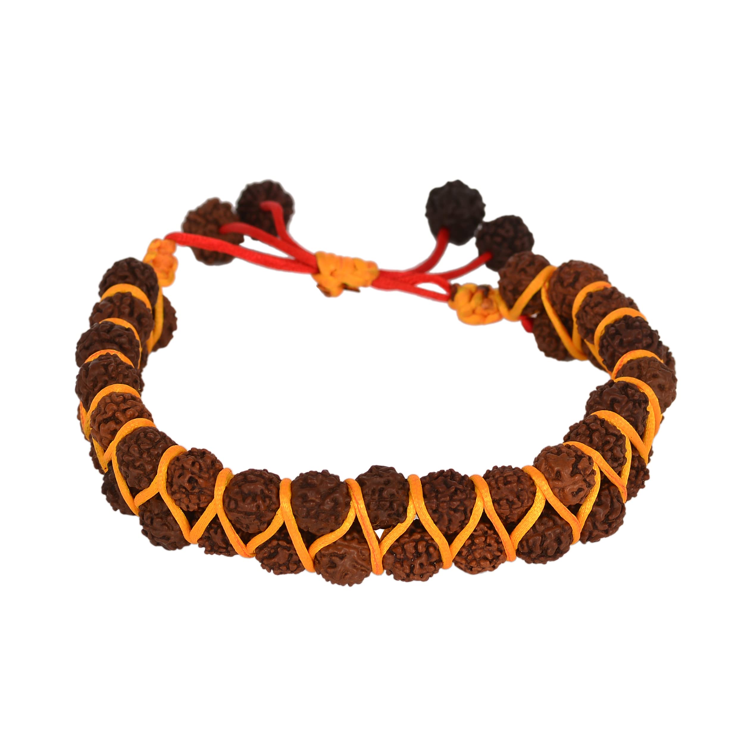 KESAR ZEMS 2 Layer Rudraksha Bracelet Wrist Band Adjustable BRACELET With Yellow & Red Thread For Unisex, Energy, Healing & Spiritual (B09F9HTJ57) Amazon Price History, Amazon Price Tracker