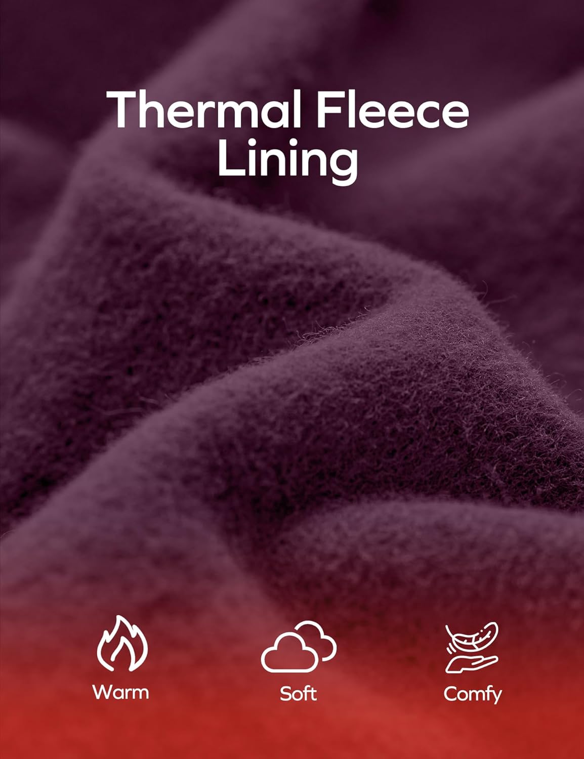 Ewedoos Women's Fleece Lined Leggings with Pockets Winter Thermal Leggings for Women High Waisted Yoga Warm Leggings - Image 3