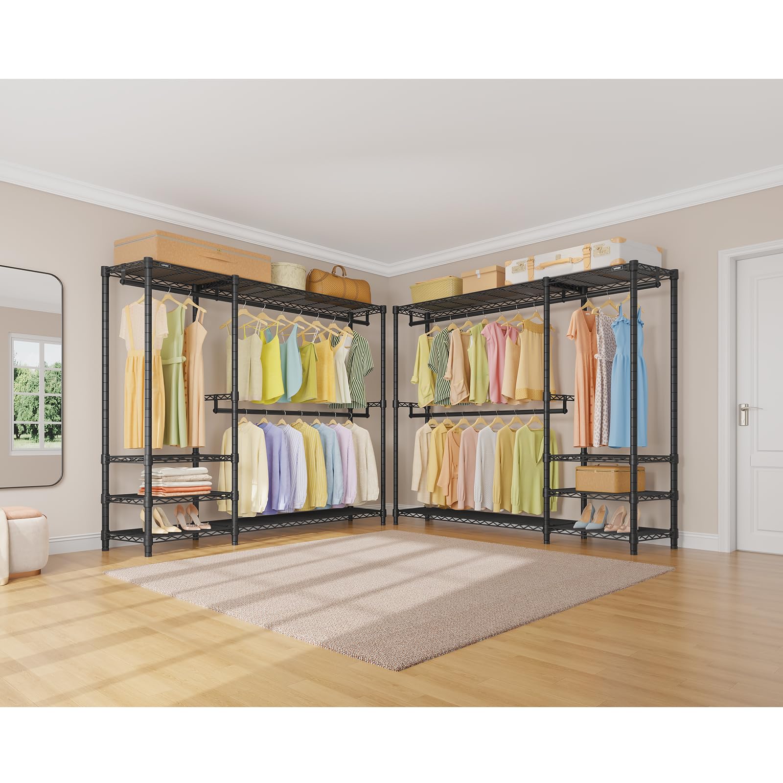 Amazon.com: VIPEK V2 Plus Heavy Duty Clothes Rack, Portable Metal