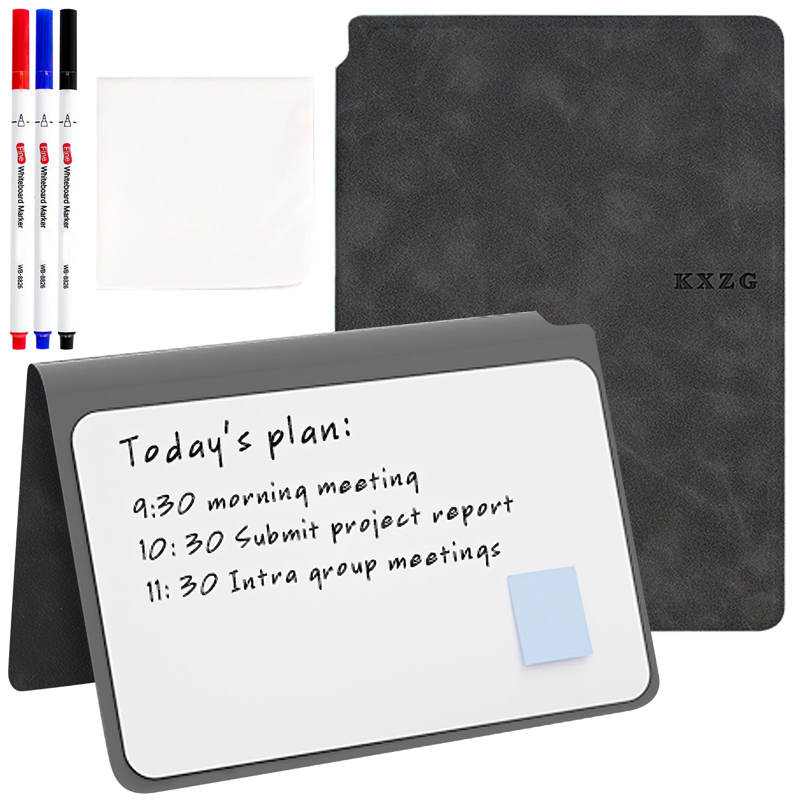 Elezeal A5 Dry Erase Whiteboard, Portable Small Whiteboard Notebook Notepad