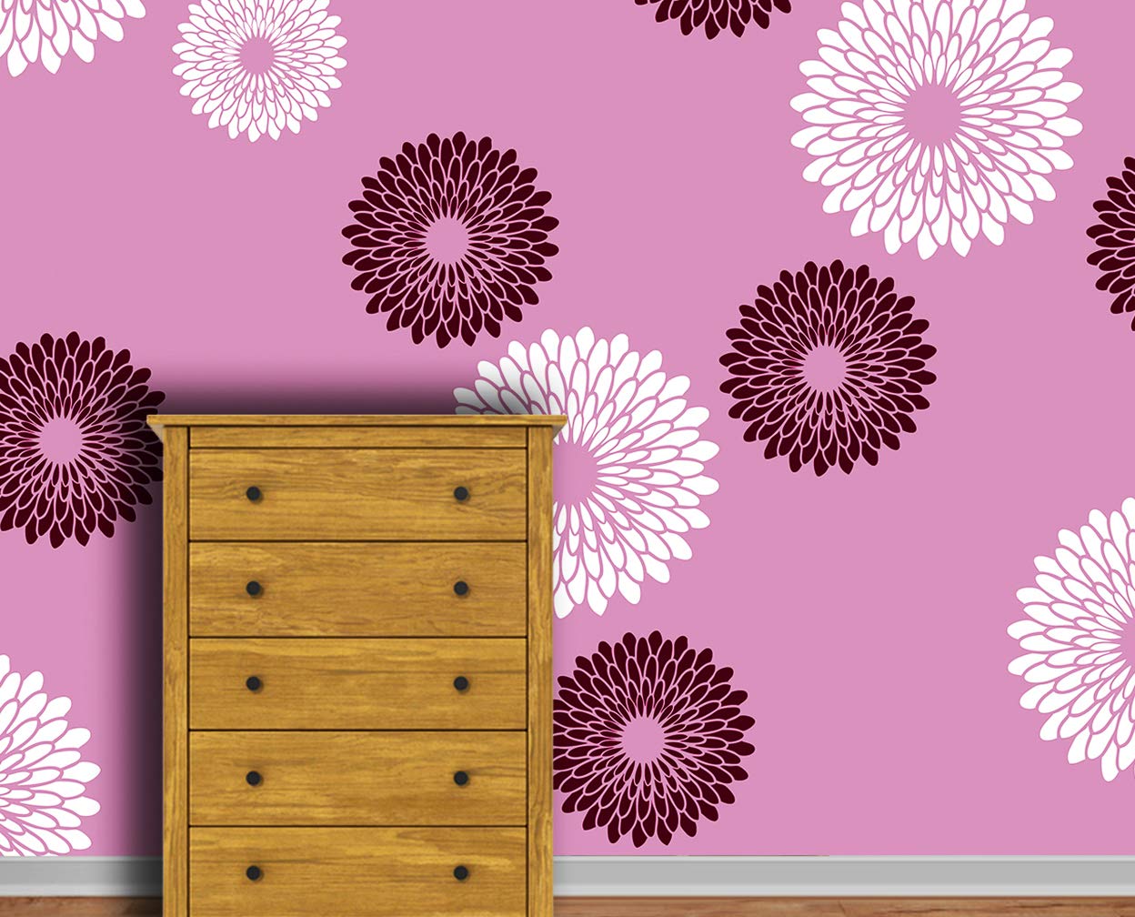 Design In Flower Stencil Painting for Home Wall Décor/Living Room/Bedroom (FS-03) (B08M3RKN5V) Amazon Price History, Amazon Price Tracker