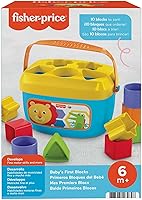 Vista 6 de Fisher-Price Stacking Toy Baby's First Blocks Set of 10 Shapes for Sorting Play for Infants Ages 6+ Months