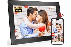 FRAMEO 10.1 Inch WiFi Digital Photo Frame: Capture Life's Moments Seamlessly