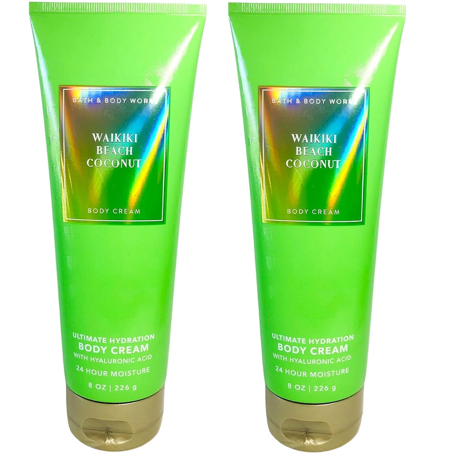 Bath and Body Works Gift Set of of 2 – 8 oz Body Cream – (Waikiki Beach Coconut) Bath and Body Works Gift Set of of 2 – 8 oz Body Cream – (Waikiki Beach Coconut)