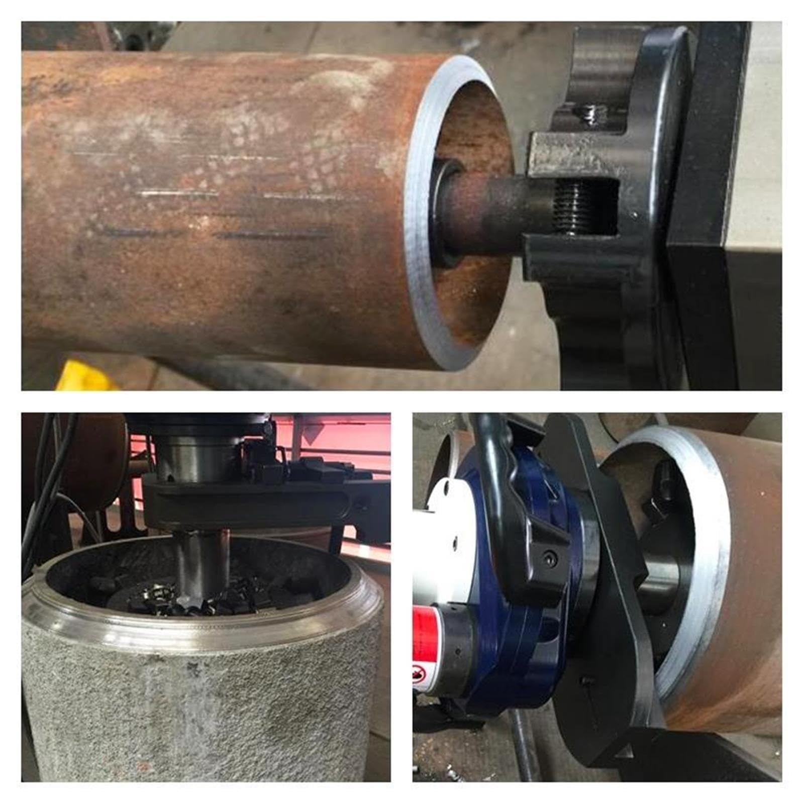 Máquina biseladora y de tubos metal eléctrica portátil 40-120 mm, nueva para modelo acero inoxidable TIE-30 para metal madera