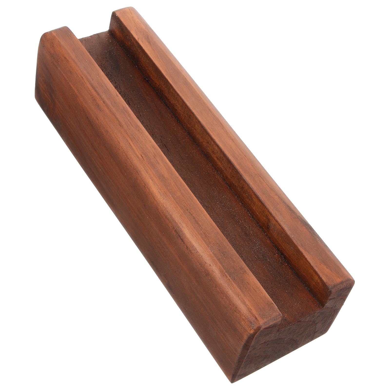 Support d'affichage en bois pour miroir à pied avec base stable