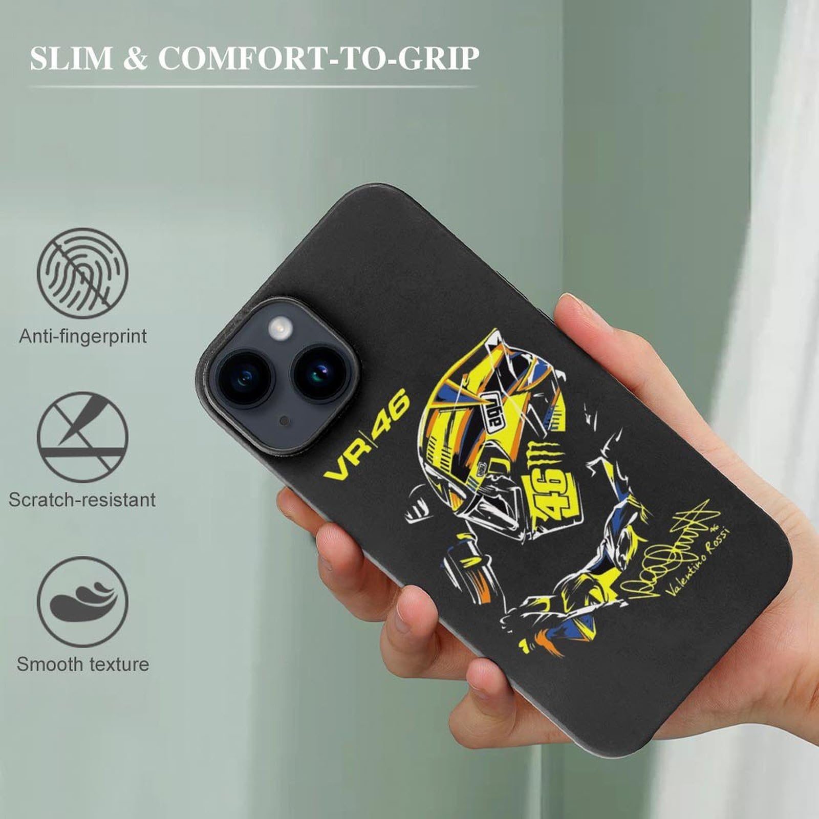 Amazon.co.jp: iPhone13 Pro Max ケース バレンティーノ ロッシ VR46