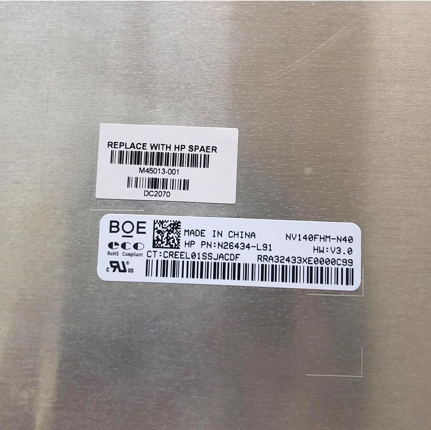 M45012-001 M45013-001 14" Replacement Laptop for HP Pavilion 14-DY 14M-DY Touch Screen Digitizer Assembly LCD Display Module with Bezel 30pin FHD 1920x1080