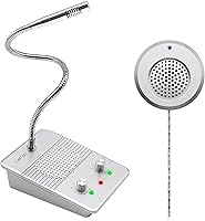 Vista 10 de CallToU Sistema de Intercomunicador con Altavoz de Ventana, Micrófono de Intercomunicación de Dos Vías Antiinterferencia para Hablar a Través