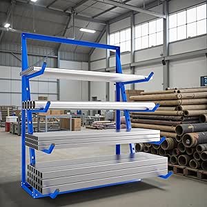 Amazon.com: 4000lbs Load Capacity Lumber Storage Rack, 4 Tier ...