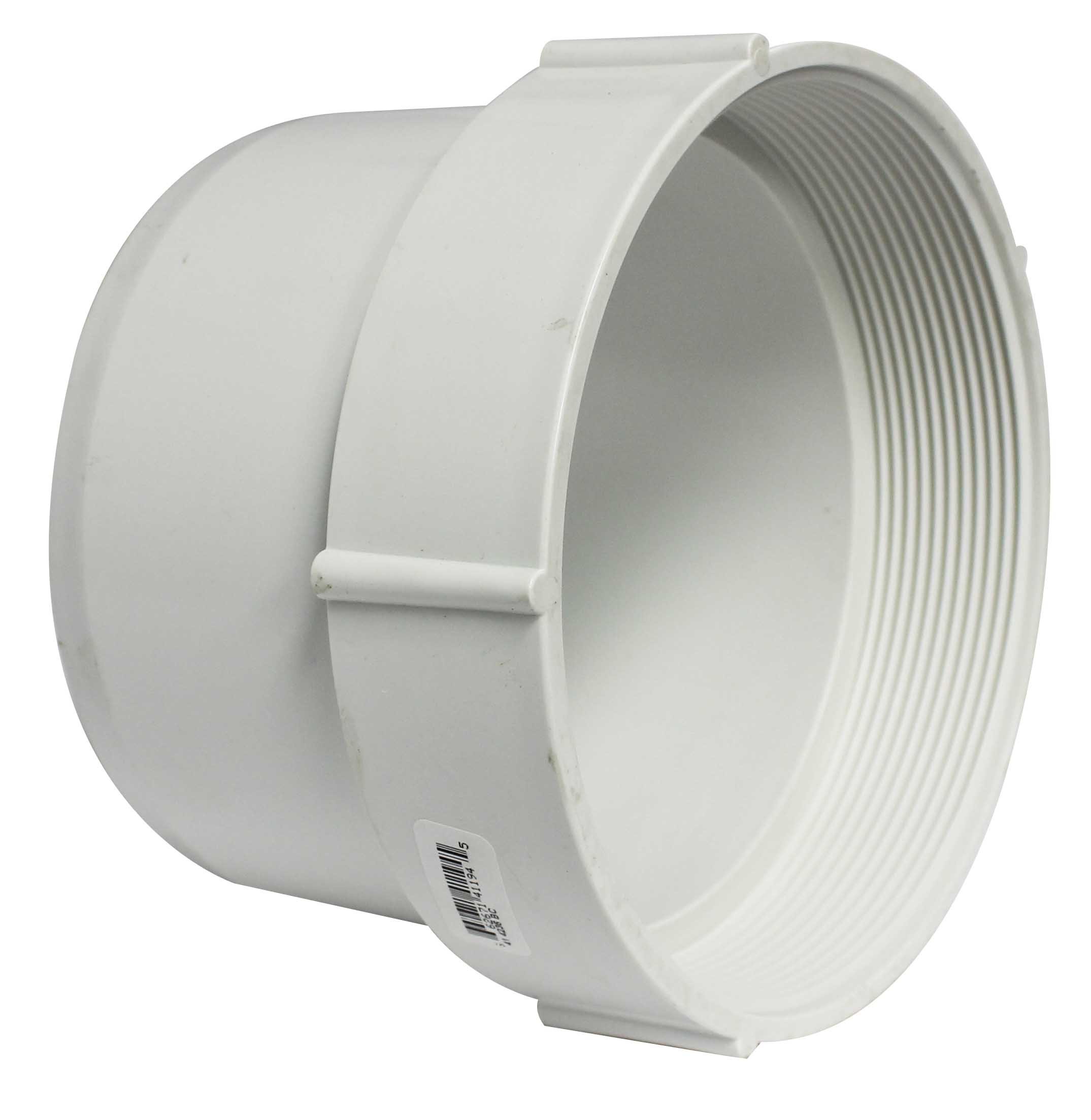 Amazon.com: Canplas 414236BC PVC Sewer 6 Cleanout Adapter