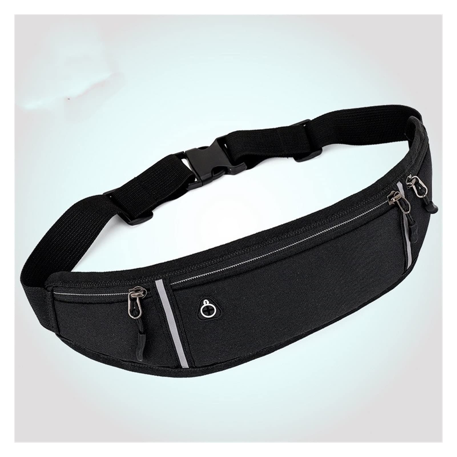 Correr cinturón de cinturón Sports Professional Pouch Case de teléfonos móvil (Color : A Black Color)