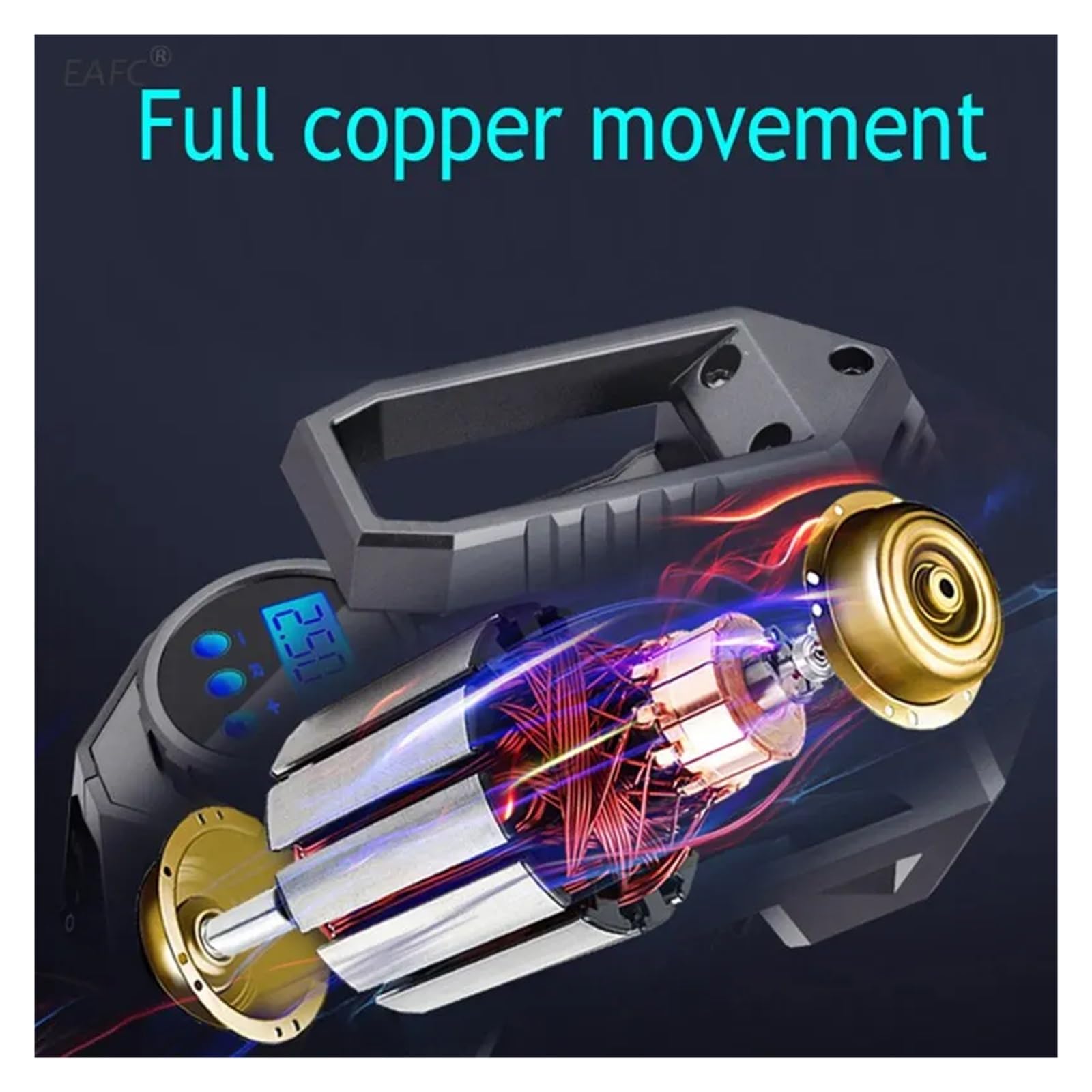 DC 12V 150PSI Przenośna Pompa Sprężarki Powietrza Inflator Opon Samochodowych Pompka Do Z Cyfrowym Manometrem Wtryskiwacz W Oponach Nadmuchiwanie Szybki Użyciu(Digital Style)