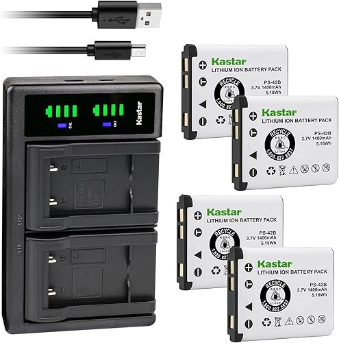 Miniatura 9 de Kastar Cargador de batería USB LTD2 compatible con auriculares inalámbricos Steelseries Arctis Nova Pro, auriculares inalámbricos Arctis Nova Pro