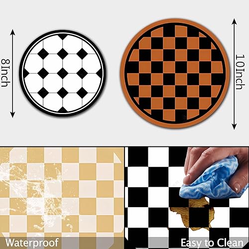 Miniatura 10 de Tucocoo Cubiertas para quemadores eléctricos de hierba verde, 4 piezas, decoración navideña, estufa redonda, cubierta para quemador de gas, 8