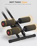 GuuG Ab Machine Stomach Workout: Adjustable Ab Trainer Abdominal Machine Ab Cruncher Core Strength Training Equipment Foldable for Women and Men for Home Gym