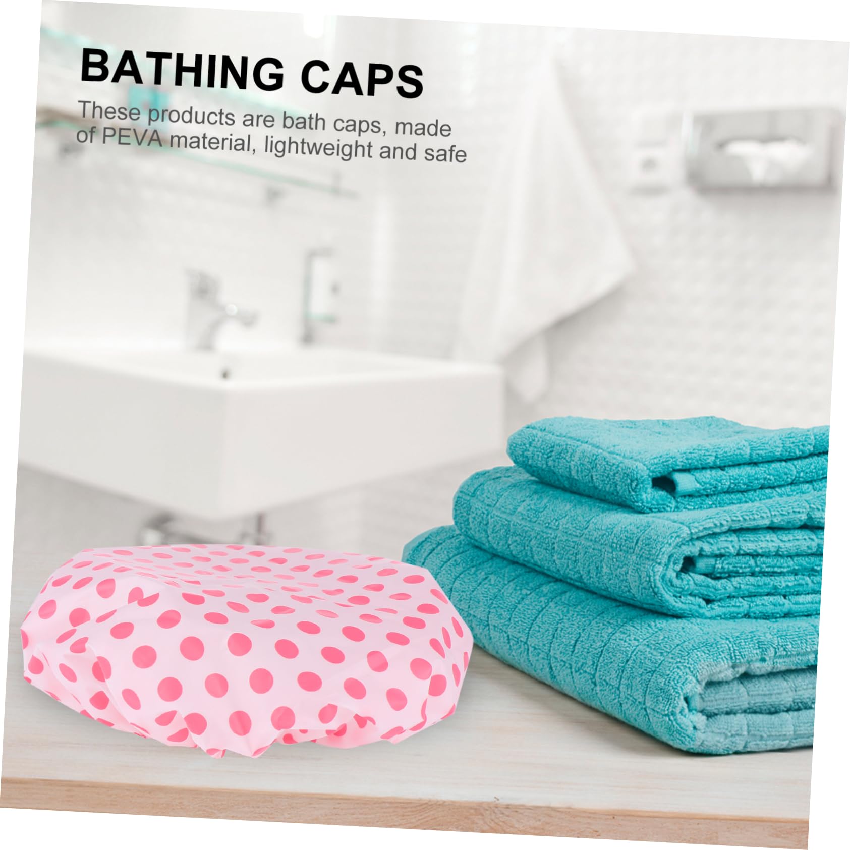 Beavorty 18piezas Gorro De Reutilizable Gorro De Baño Elástico Protección Para Cabello Sueño y Diseño Moderno