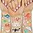 xo, Fetti Underwater Sea Creature Temporary Tattoos - 64 Styles | Ocean Animal Birthday Party Supplies, Aquarium Activity, Fish Tats, Kids Bday Decor