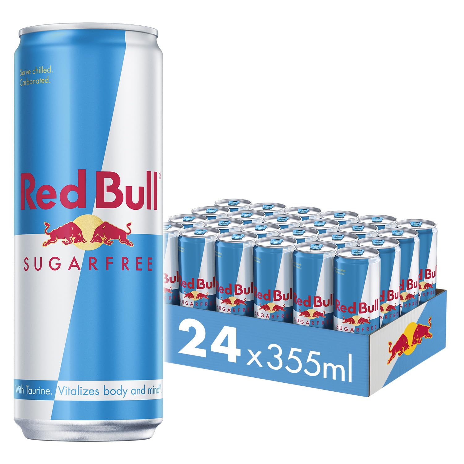 Red Bull Energy Drink Sugar Free 355 ml x24