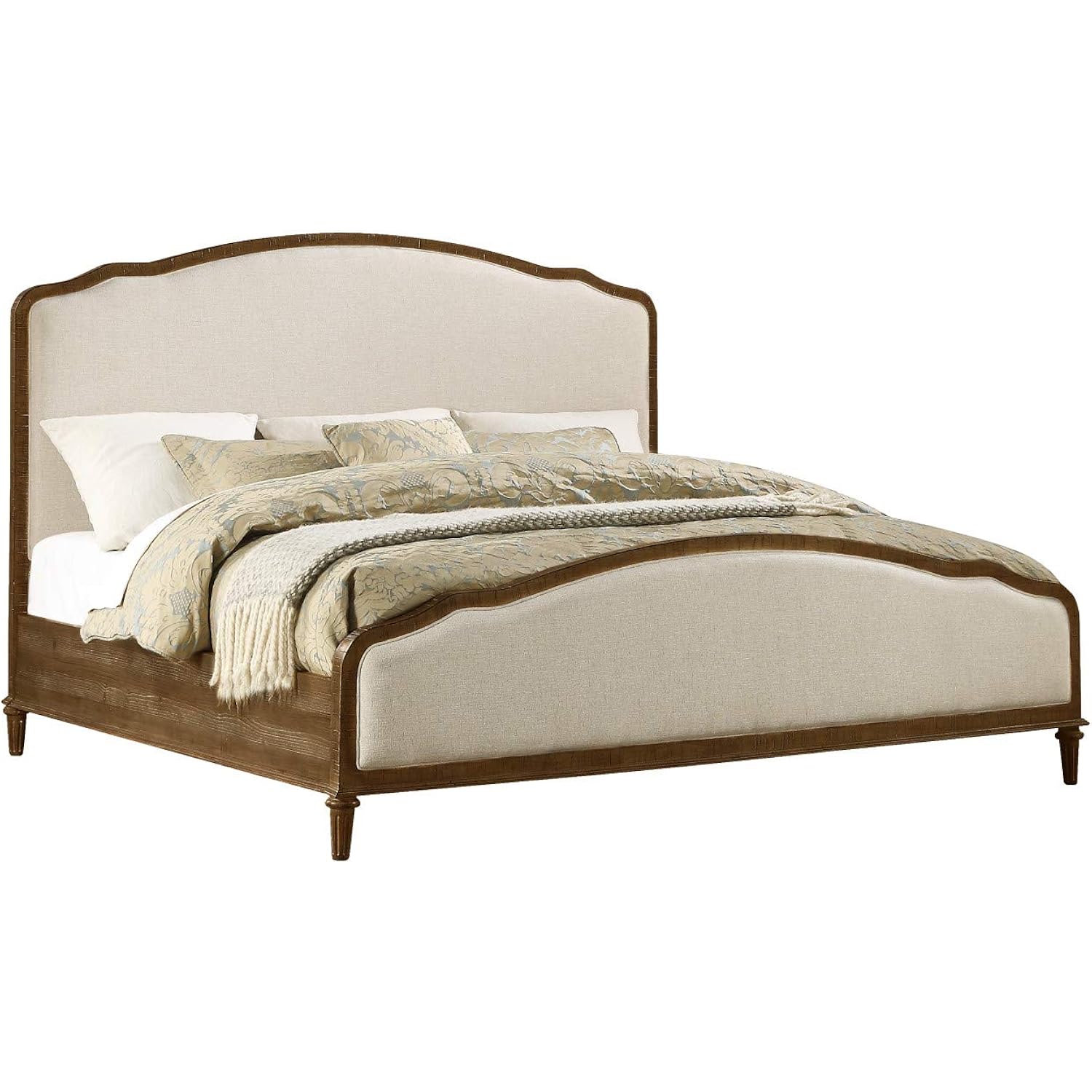 Madrona Burke Queen Eleanor Sandstone Buff and Cream Bed