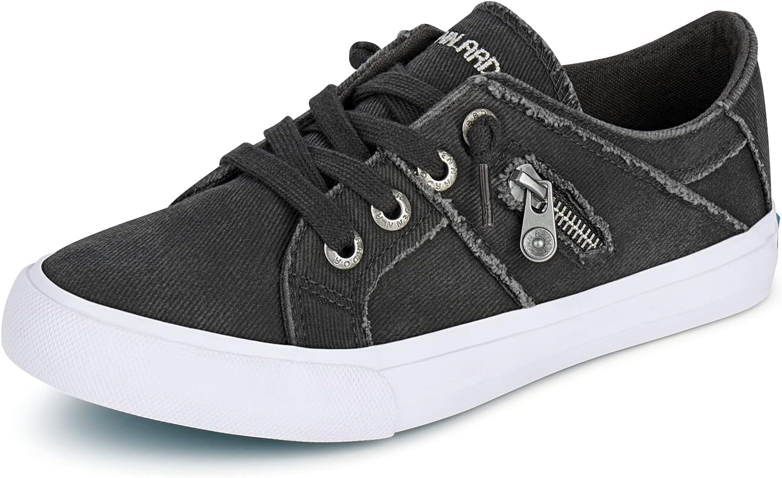 JENN ARDORWomen Sneakers Low Top Slip On Fashion Shoes Lace up Canvas Flats Walking Running Shoes
