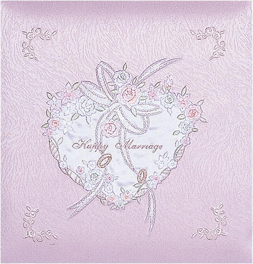 Nakabayashi A-OLK-107-P Fuel Album for Weddings, Happy Marriage, Pink